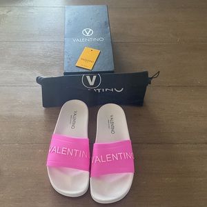 New Valentino’s slides hot pink size 39